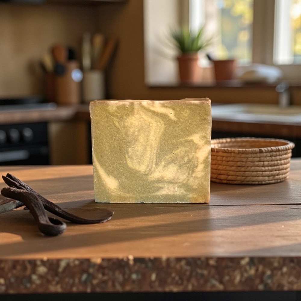 Handcrafted Goat’s Milk Soap in Tobacco Vanilla